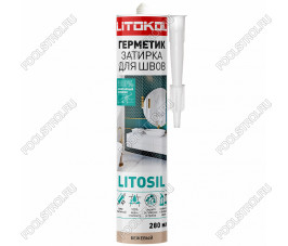 Силиконовый герметик LITOSIL (280 мл) бежевый
