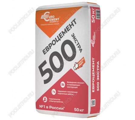 Цемент Евроцемент М500 (50кг)