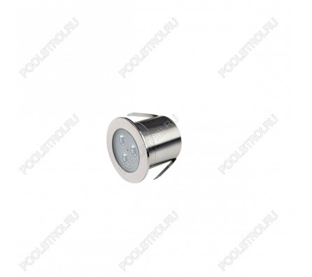 Прожектор светодиодный Aquaviva HJ-RC-SS75, 3led 6W NW (AISI-316) + закладная